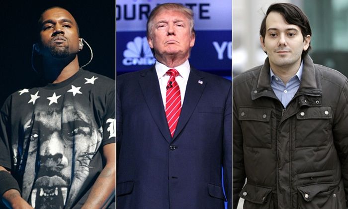Which most controversial man of the moment are you? Martin Shkreli, Donald Trump or Kanye West? Take this quiz and find out today!
